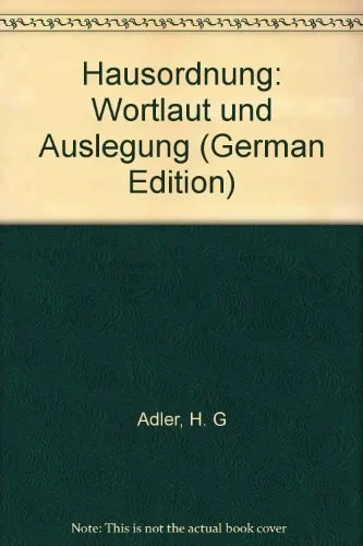 adler, h. g.