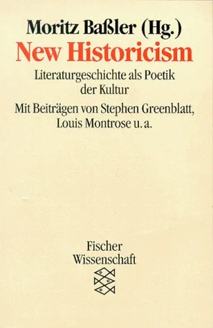 Baßler, Moritz, Greenblatt, Stephen