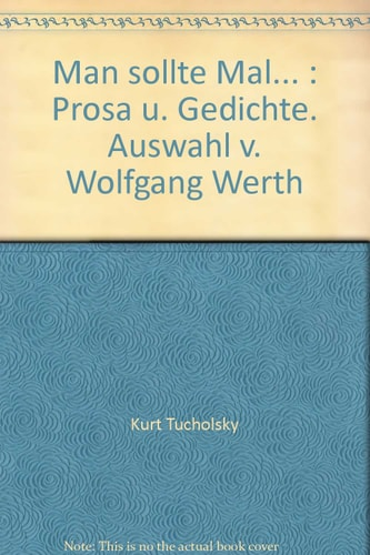 Tucholsky Kurt