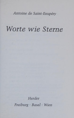 Saint-Exupéry, Antoine de