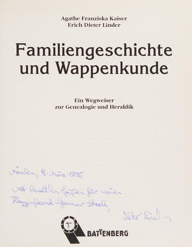 kaiser agathe franziska, linder erich dieter