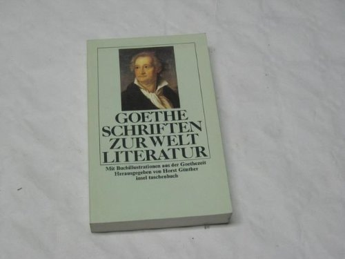Goethe, Johann Wolfgang von, Günther, Horst