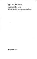 Reinhardt, Stephan, Grün, Max von der