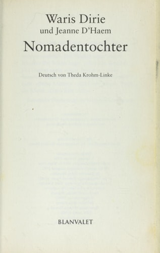 Dirie, Waris, DHaem, Jeanne