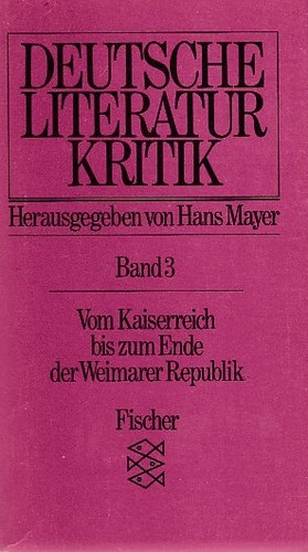 Hans Mayer (Hg.)