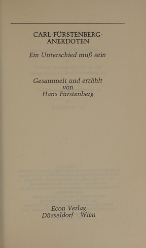 Hans Fürstenberg