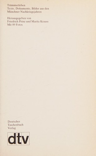 Friedrich Prinz, Marita Kraus