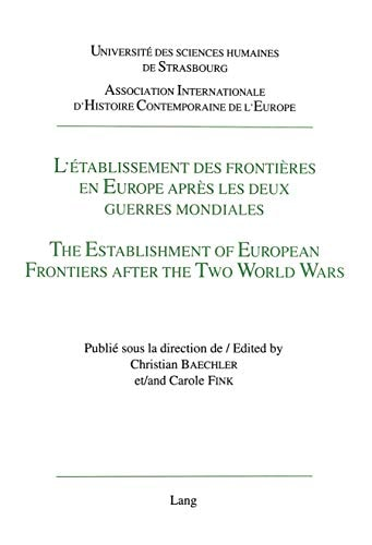 Christian Baechler, Carole Fink (ed.)