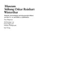 Stiftung Oskar Reinhart  (Hg.)
