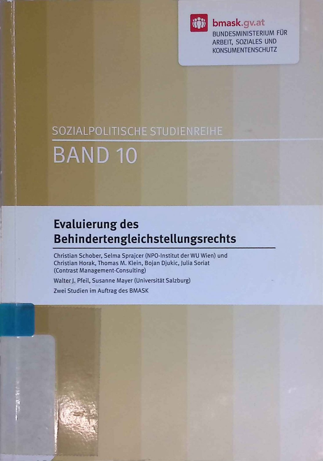 Hansjörg Hofer et al. (Red.)