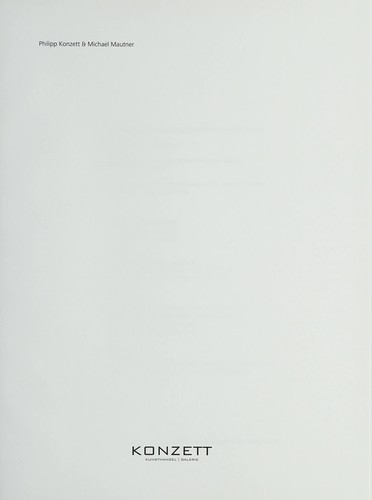 Galerie Konzett (Hg.), Philipp Konzett, Irene Suchy et al.