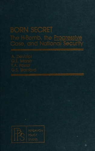 A. De Volpi, G. E. Marsh, T. A. Postol, G. S. Standorf