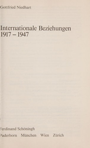 Gottfried Niedhart