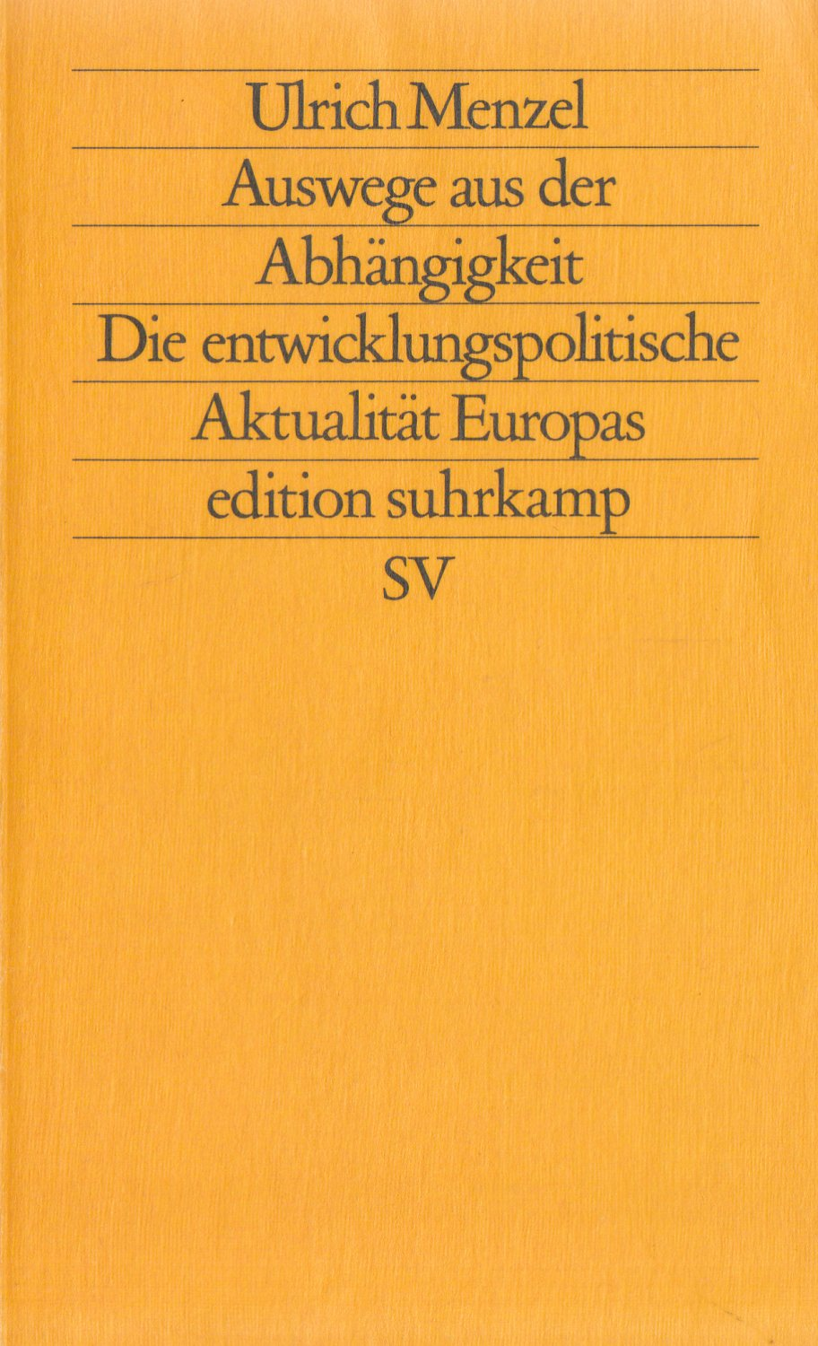 Menzel, Ulrich