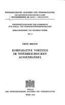 Breuss, Fritz Österreichische Akademie der Wissenschaften