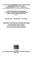 Öhlinger, Theo, Kucera, Gustav, Mayrzedt, Hans, Österreichische Akademie der Wissenschaften