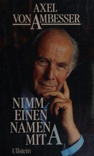 ambesser, axel von
