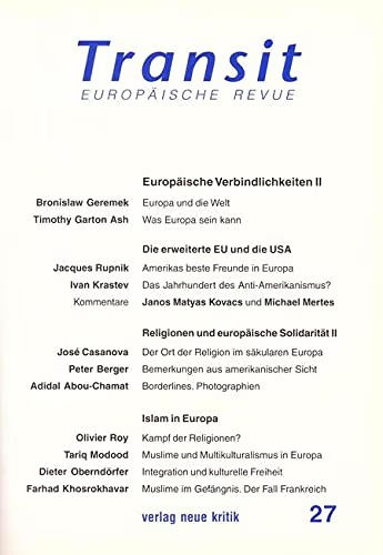 Inst. F. die Wissenschaften vom Menschen (IWM) Wien (Hg.)