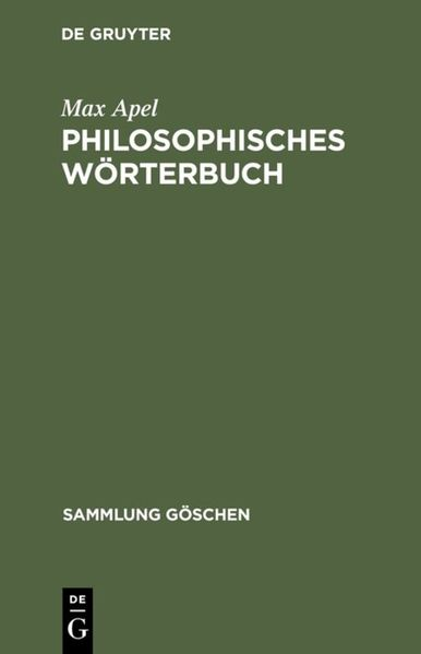 Apel, Max,  Ludz, Peter Christian