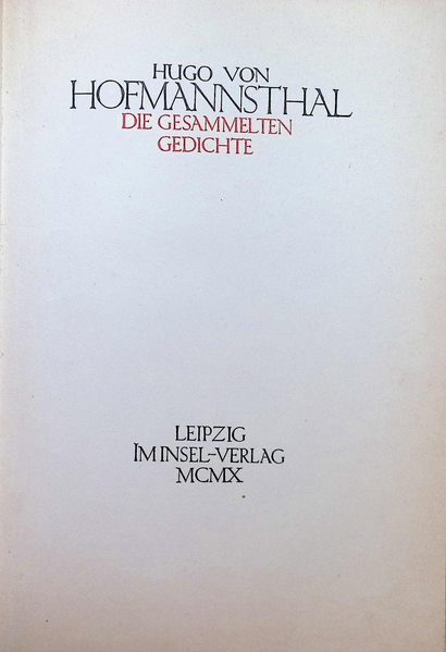 Hugo von Hofmannsthal