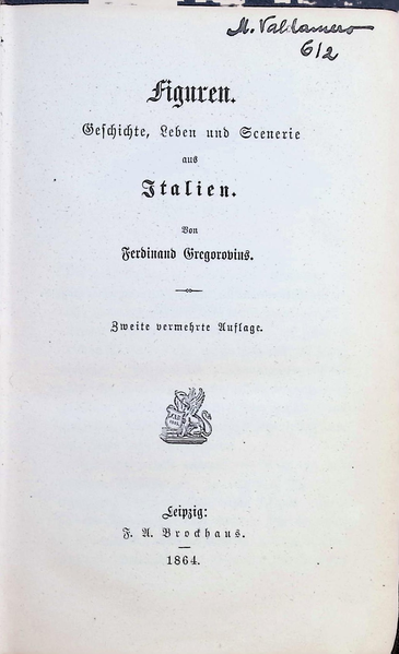 Gregorovius, Ferdinand