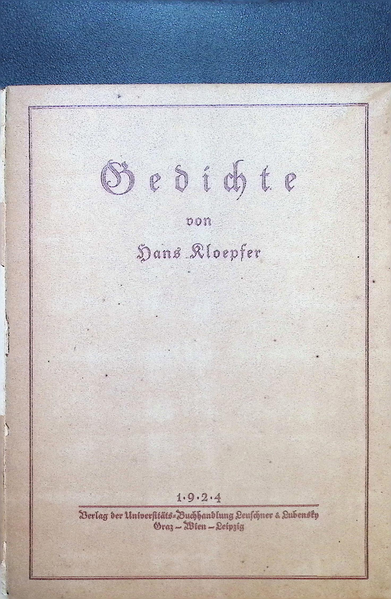 Hans Kloepfer